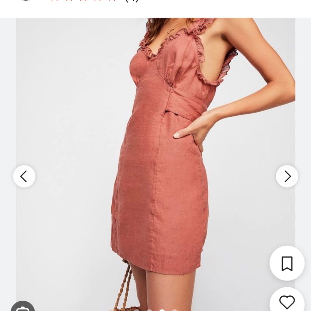 Free People linen dress